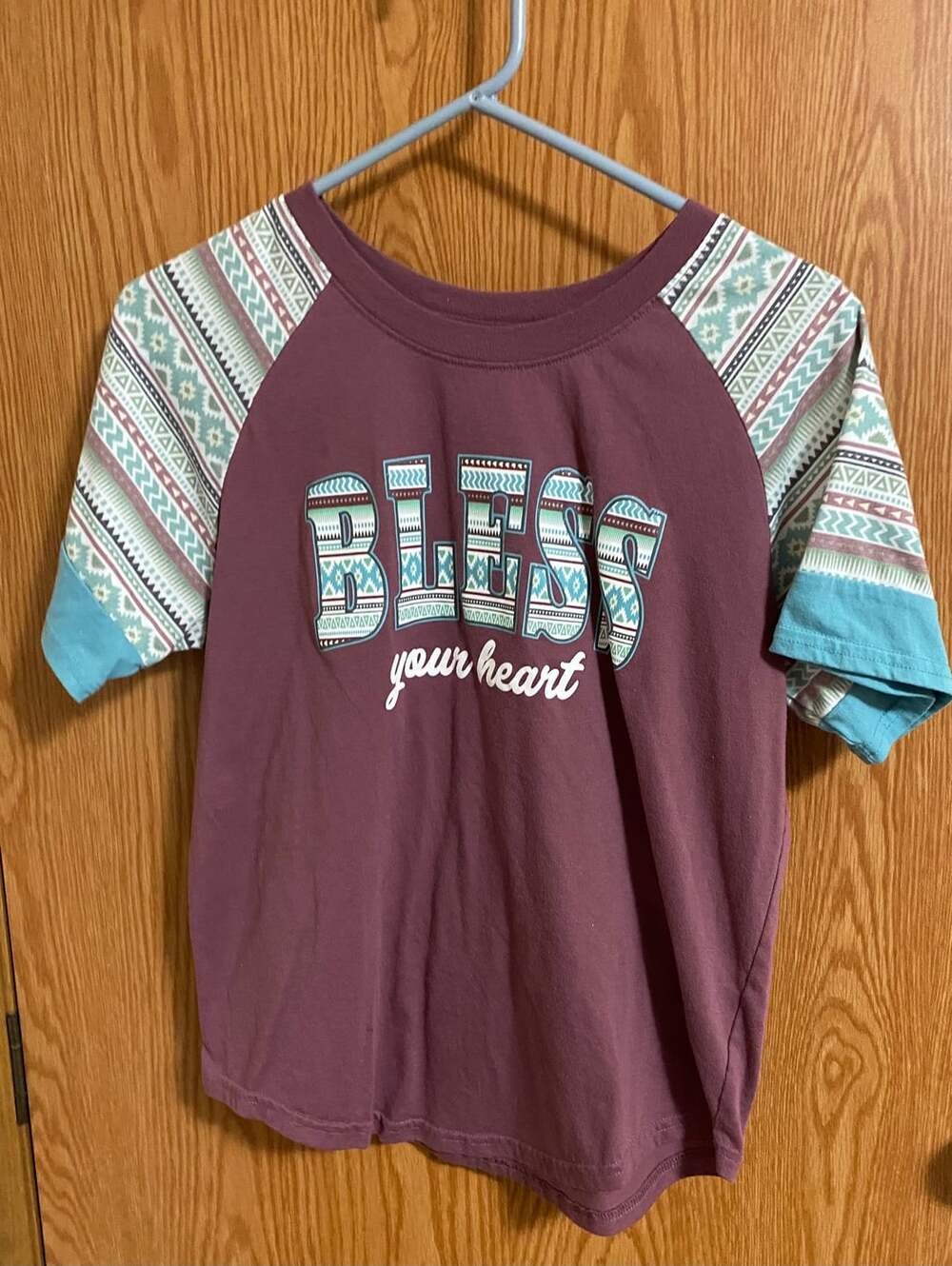 Good Times & Great Adventures T-Shirt Size M Bless Your Heart Aztec